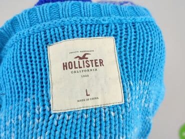 sweter z dużymi oczkami: Hollister, Sweter damski, L — 5