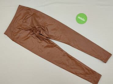 legginsy woskowane wysoki stan: Daysie, Legginsy Ze skóry ekologicznej damskie, S — 3