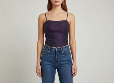 sukienki z kryształków: Top damski, rozmiar M — 1