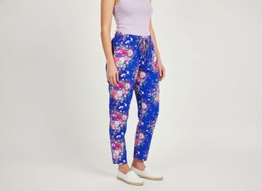 buty szerokie w palcach damskie: Spodnie materiałowe damskie, rozmiar L — 6