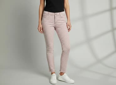 lagattini spodnie wyprzedaż: UP2Fashion, Spodnie materiałowe damskie, rozmiar L — 7