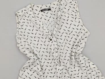 bluzka z piórami przy rękawach: HailyS, Women's blouse, size S — 1