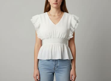 bluzka do spodenek: Women's blouse, size L — 1