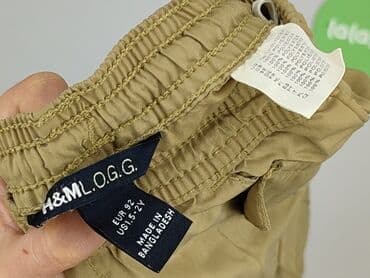 spodnie woskowane z wysokim stanem: Spodnie materiałowe, H&M, 1.5-2 lat, 92, stan - Idealny — 4