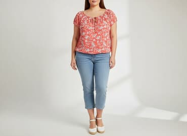 długa luźna bluzki: F&F, Women's blouse, size XL — 1