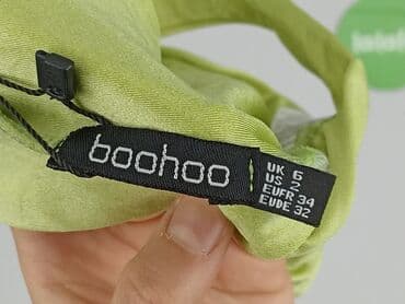 bluzki dla kobiet z dużym biustem: Boohoo, Top damski, rozmiar XS — 4