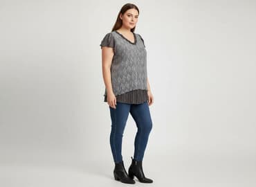 sukienki dla babci na komunię wnuka: Bluzka damska, rozmiar 4XL — 6