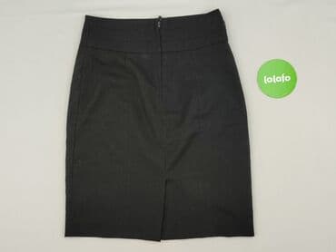 spódnice midi plisowane czarne: H&M, Spódnica damska, M — 4