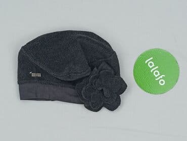 czapka zimowa tommy hilfiger damska z pomponem: Beret, Damskie, stan - Bardzo dobry — 2