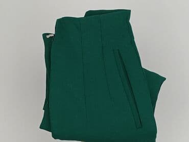 garnitur damski butelkowa zieleń zara: Zara, Spodnie materiałowe damskie, rozmiar XS — 6