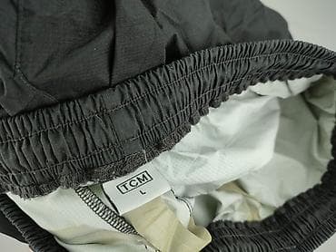 getry h: Męskie spodnie przeciwdeszczowe TCM, rozmiar L - Kolor: czarny/grafit — 5