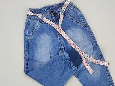 cute bluzy: Spodnie jeansowe, 3-4 lat, 104/110, stan - Bardzo dobry — 1