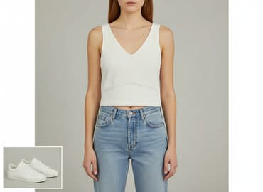 bluzki moko damskie: Top damski, rozmiar M — 6