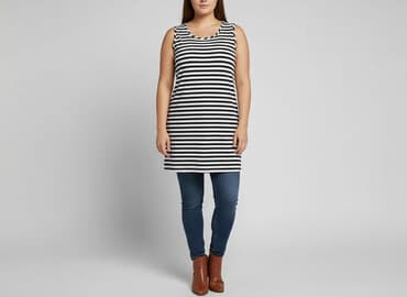 krótkie legginsy pod sukienkę: Sukienka damska, rozmiar XL — 5