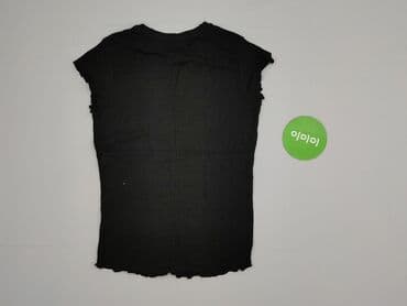 czarne t shirty w serek damskie: Reserved YFL, T-shirt damski, rozmiar S — 3