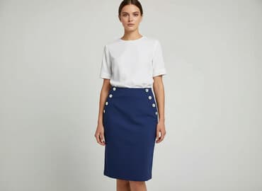 spódniczka z perełkami: Spódnica damska, rozmiar S — 6