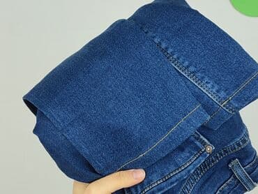 spodnie jeansowe z naszywkami: Jeansy damskie, rozmiar M — 8