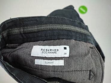sweter z krótkim rękawem reserved: Reserved, Chinosy dla mężczyzn, rozmiar S — 4