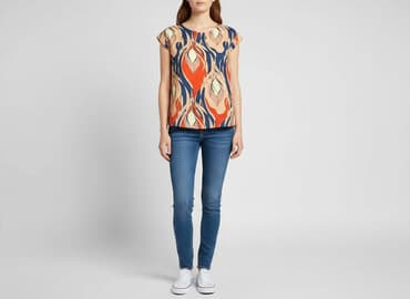 cropp koszula w koty: Ichi, Bluzka damska, XS — 7