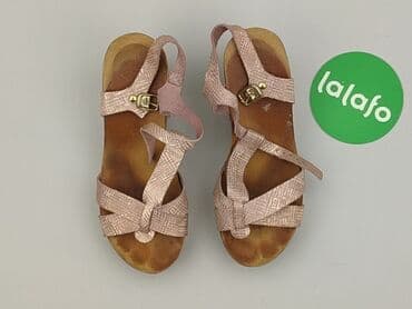 srebrne paski do sukienki: Sandals for women, 39, condition - Very good — 2