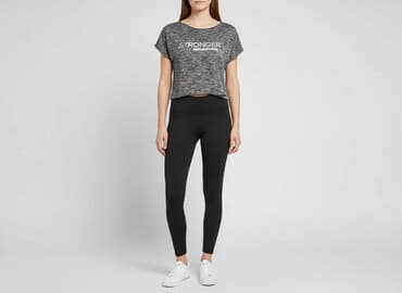 koszulki damskie na siłownię: F&F, T-shirt damski, rozmiar M — 1