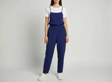 błękitny kombinezon damski: Kombinezon damski, rozmiar S — 7