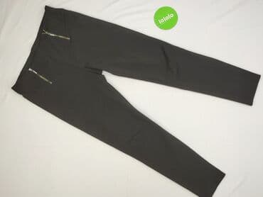 długie spodnie damskie dla wysokich: Spodnie materiałowe damskie, rozmiar L — 2