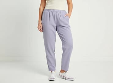 majtki damskie xl: Spodnie materiałowe damskie, rozmiar XL — 7