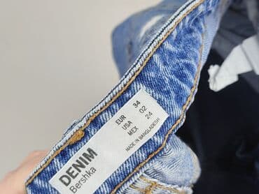 obcisła sukienka bershka: Bershka, Jeansy damskie, rozmiar XS — 4