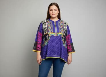 ubrania ze sticha: Bluzka damska, rozmiar XL — 7