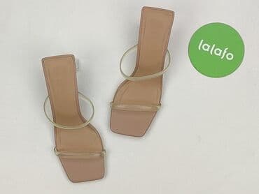 klapki z futerkiem primark: Primark, Sandały damskie, rozmiar 37 — 2