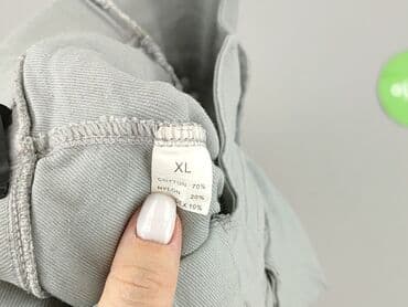 spodnie lateksowe z wysokim stanem: Jeansy damskie, rozmiar XL — 5