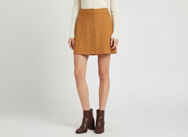 spódnice zamszowa allegro: Spódnica damska, rozmiar XS — 1