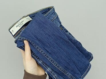 krótkie dopasowane spodenki: Abercrombie & Fitch, Jeansy damskie, rozmiar 2XS — 5