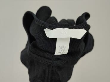 czarne body z długim rękawem h m: H&M, Women's blouse, size S — 5