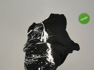 czarne koszulki damskie z nadrukiem: Футболка жіноча, розмір S — 4