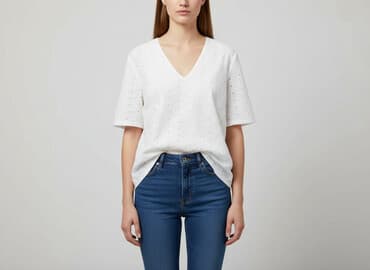 koszulka damska z haftem parzenica: Women's blouse, size S — 1