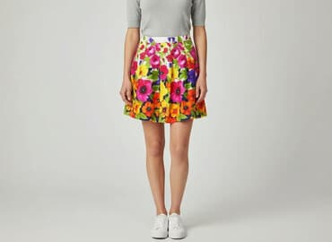 spódniczka mini rozkloszowane: Spódnica damska, rozmiar S — 5