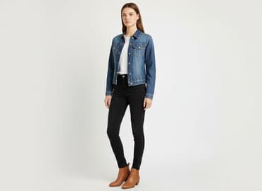 lidl kurtka jeansowa damska: Kurtka jeansowa damska, rozmiar L — 1