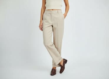 spodnie w łaty: Брюки жіночі, розмір S — 1