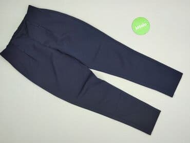 granatowe chinosy damskie: Spodnie materiałowe damskie, rozmiar M — 2