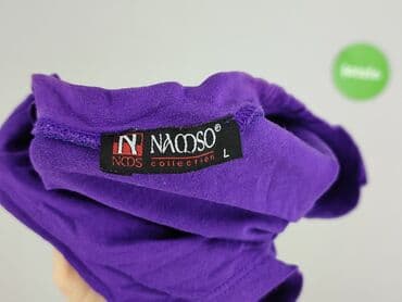 czarne t shirty w serek damskie: T-shirt damski, rozmiar L — 3