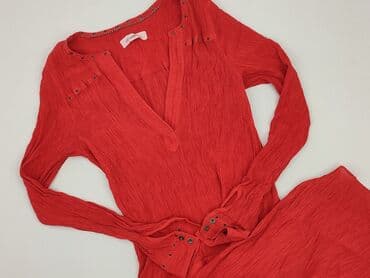 sukienki butelkowa zieleń midi: Sukienka damska, rozmiar S — 1