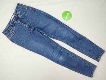 jeansy z asymetrycznym zapieciem: Stradivarius, Jeansy damskie, M — 2