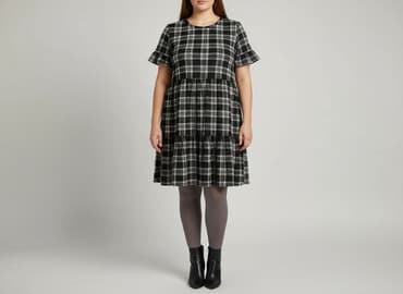 sukienka damska w kratę: Tu, Sukienka damska, rozmiar 2XL — 6