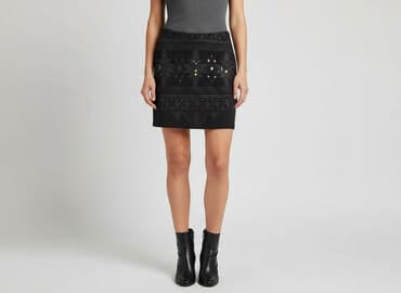 spódnice z łańcuchem bershka: Bershka, Spódnica damska, rozmiar M — 7