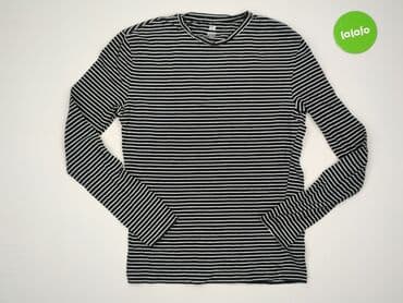 golfy w paski: H&M, Long-sleeved top for men, size S — 2