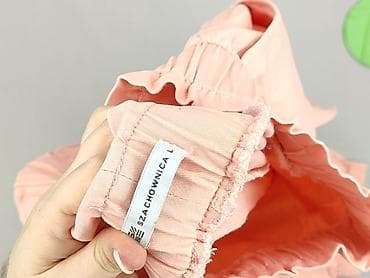 Spodnie cargo: SZACHOWNICA, Spodnie cargo damskie, rozmiar L — 4