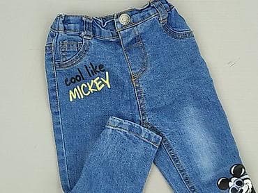 kurtka 158: Spodnie jeansowe, Disney, 9-12 miesięcy, stan - Bardzo dobry — 1
