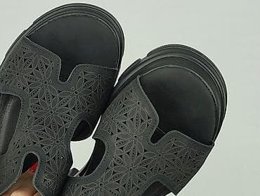 slip on na platformie: Sandały damskie, rozmiar 39 — 7